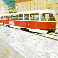 プラハのトラム　Tram of Prague